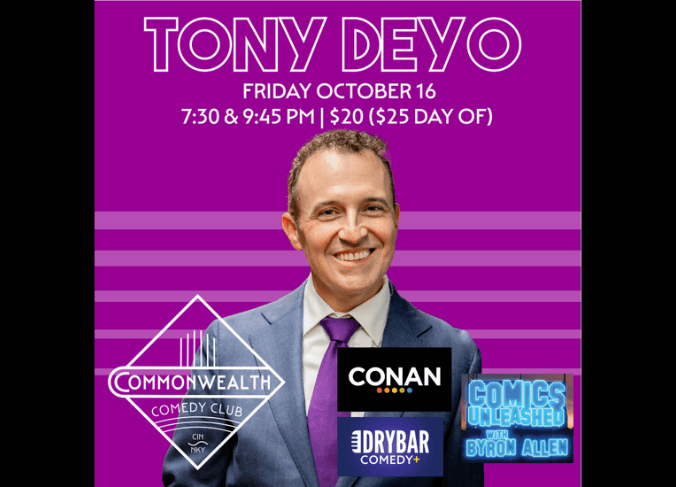 Tony Deyo Presented by Commonwealth Comedy Club